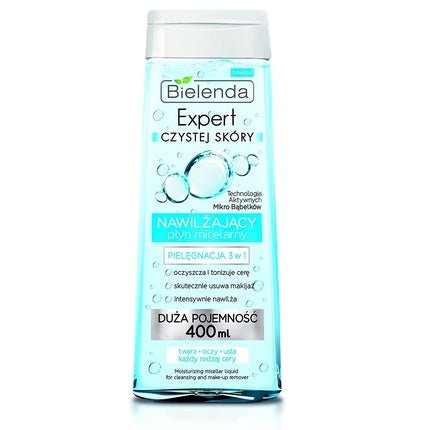BIELENDA EXPERT Moisturizing 3in1 Micellar Makeup Remover 400ml - Maison des fragrances