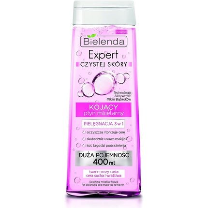 BIELENDA EXPERT Soothing Micellar Makeup Remover for Eyes and Lips 3in1 400ml - Maison des fragrances