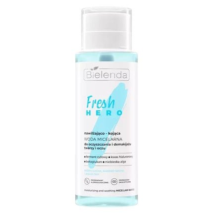 Bielenda Fresh Hero Micellar Water For Cleansing And Makeup Removal For Face And Eyes 400ml - Maison des fragrances