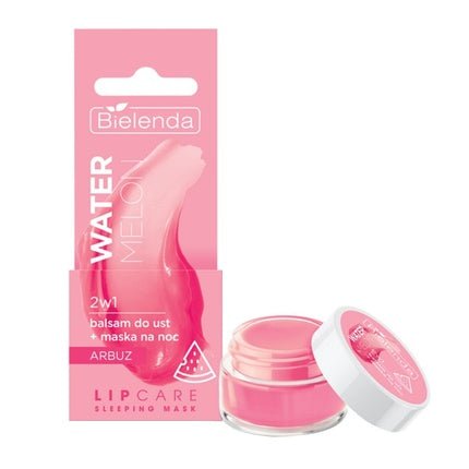 Bielenda Lip Care Sleeping Mask 2 In 1 Lip Balm Night Mask Watermelon 10g - Maison des fragrances