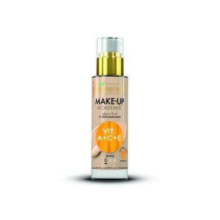Bielenda Make - Up Academie Liquid Fluid with Vitamins A+C+E 30ml - Shade 0 Light - Maison des fragrances