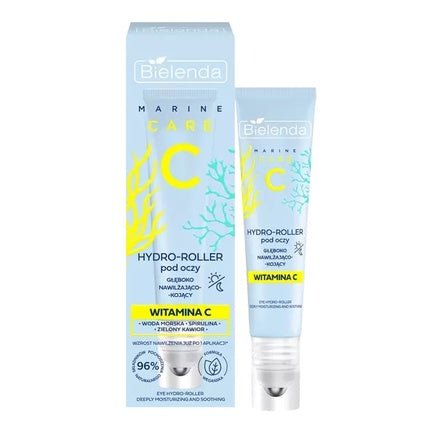 Bielenda Marine Care C Moisturizing And Soothing Hydro - Roller For Eyes 15ml - Maison des fragrances