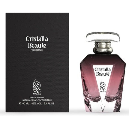 Cristalla Beaute 100ml Eau de parfum  Femme Parfum  Spray La Vie Belle Notes of Jasmine and Bergamot Amber Vanilla Parfum De Luxe Collection