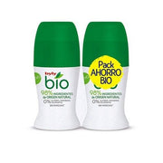 Bio Natural 0% Deodorant Roll-On 50ml - Pack of 2 - Maison des fragrances
