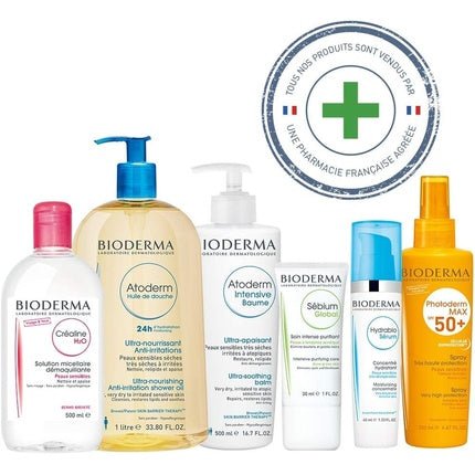 Bioderma Crealine Face and Eye Makeup Remover Cleansing Milk 250ml - Maison des fragrances
