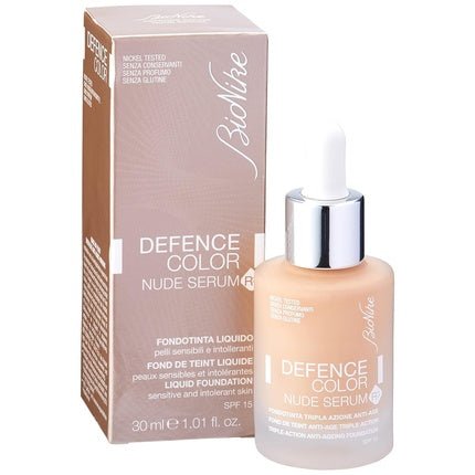 Bionike Defence Color Liquid Foundation SPF15 Anti - Aging Serum 30ml Nude 601 Almond - Maison des fragrances