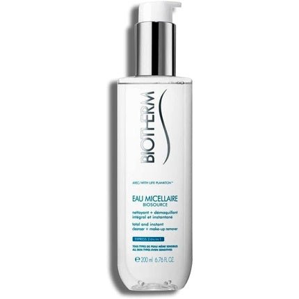 Biotherm Biosource Total and Instant Micellar Water Makeup Remover for Women 6.76 oz - Maison des fragrances