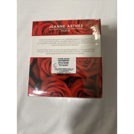 Jeanne Arthes Cassandra Roses Rouge 3.3 FL.Oz 80% Vol Eau de Parfum (EDP) Femme 98ml