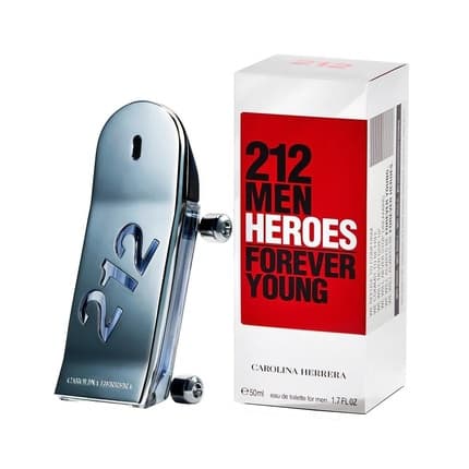Carolina Herrera 212 Heroes Forever Young Eau de Toilette (EDT) Homme 50ml