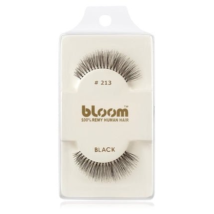 Bloom Natural False Eyelashes No. 213 (Black) - 1 cm - Maison des fragrances
