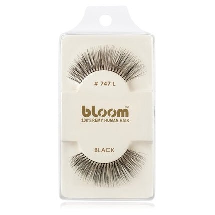 Bloom Natural False Eyelashes No. 747L (Black) - 1 cm - Maison des fragrances