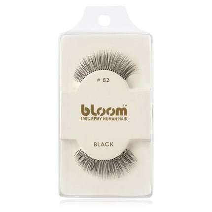 Bloom Natural False Eyelashes No. 82 (Black) - 1 cm - Maison des fragrances