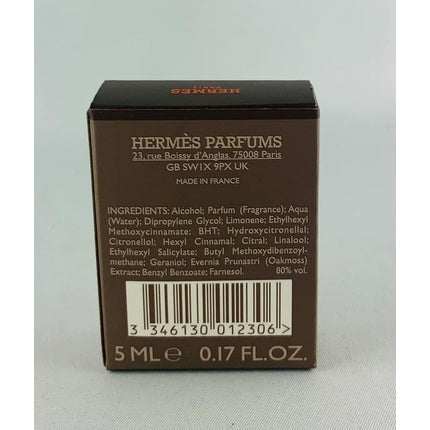 Hermes Men's Terre D'Eau Givree Eau De Parfum 5ml Hermès