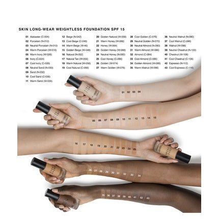 Bobbi Brown Skin Long - Wear Weightless Foundation Neutral Almond - Maison des fragrances