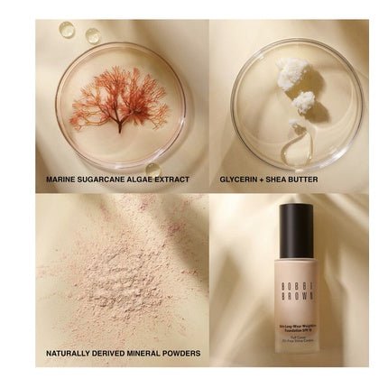 Bobbi Brown Skin Long - Wear Weightless Foundation Neutral Almond - Maison des fragrances