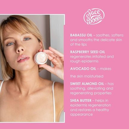 Body Boom Lip Balm Intensively Moisturising Effectively Cares For Irritated and Demanding Intensive Moisturisation Skin of the Lips 12g - Maison des fragrances