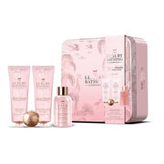 Body Care Gift Set in a Tin Vanilla & Sandalwood 4 Pieces - Maison des fragrances