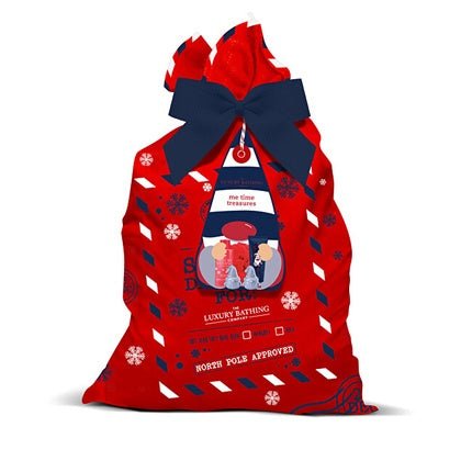 Body Care Gift Set in Christmas Bag Cocoa & Vanilla 5 pcs - Maison des fragrances