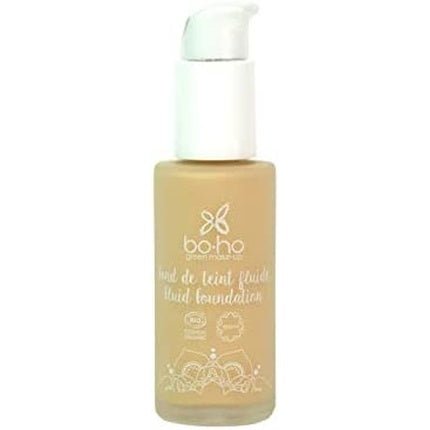 Boho Green Makeup Organic Fluid Foundation 30ml 02 Ivory Green - Maison des fragrances