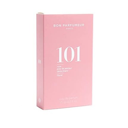 Bon Parfumeur Paris 101 Rose Sweet Pea White Cedar Eau de Parfum 15ml - Maison des fragrances