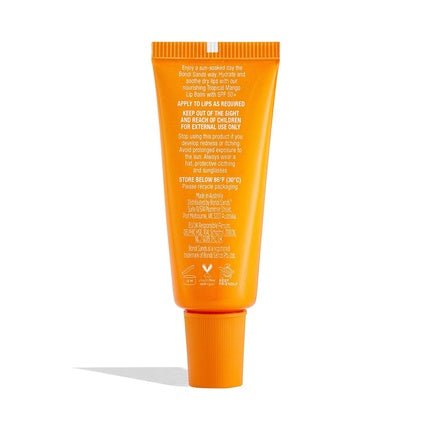 Bondi Sands Lip Balm SPF 50+ Tropical Mango Moisturizing Lip Care with SPF 50 for Comprehensive Sun Protection 10g - Maison des fragrances
