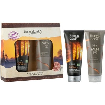 Bottega Verde Black Amber & FerMENto Gift Set for Men - Maison des fragrances