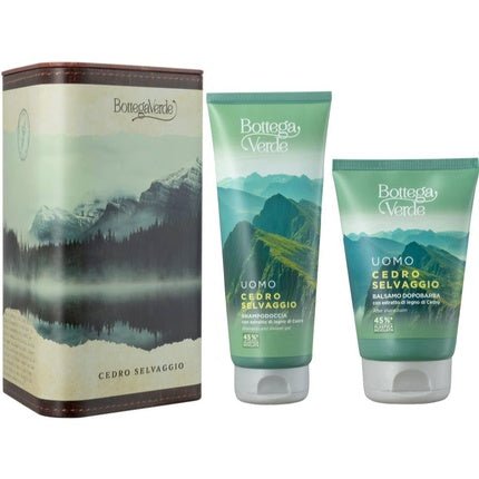 Bottega Verde Wild Cedar Christmas Gift Set (for Body and Face) for Men - Maison des fragrances