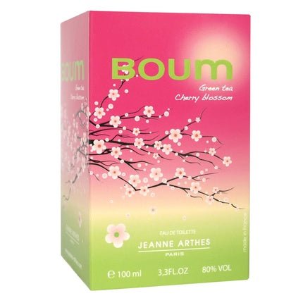 Boum Green Tea Cherry Blossom Eau de Parfum Spray by Jeanne Arthes - Maison des fragrances