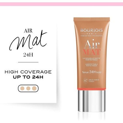 Bourjois Air Mat Foundation 07 Toast 30ml - Maison des fragrances