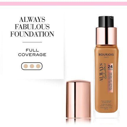 Bourjois Always Fabulous 510 Foundation Golden Caramel 30ml - Maison des fragrances