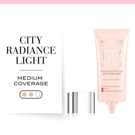 Bourjois City Radiance Foundation 1 Rose Ivory - Maison des fragrances