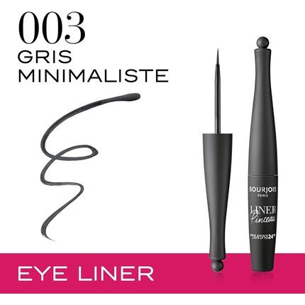 Bourjois Eyeliner Liner Pinceau Waterproof 003 Gris Minimaliste 2.5ml - Maison des fragrances