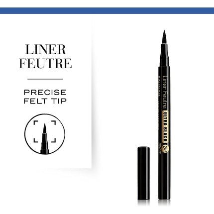 Bourjois Felt Tip Eyeliner In Ultra Black 0.8ml - Maison des fragrances