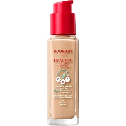 Bourjois Healthy Mix Clean & Vegan Foundation 52 Vanilla 30ml - Maison des fragrances