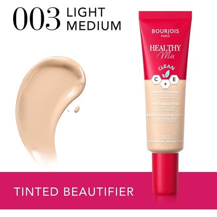 Bourjois Healthy Mix Tinted Beautifier Foundation Lightweight Moisturizing Foundation 003 Light Medium 30ml - Maison des fragrances