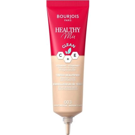 Bourjois Healthy Mix Tinted Beautifier Foundation Lightweight Moisturizing Foundation 003 Light Medium 30ml - Maison des fragrances