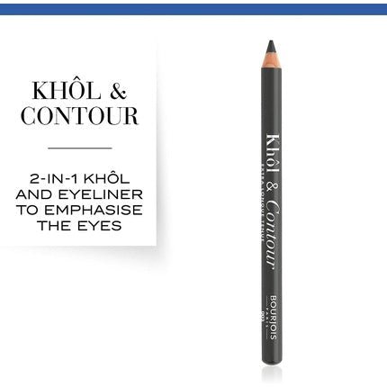 Bourjois Khol & Contour Eye Pencil Extra - Long Wear 003 Misti - Gris 1.2g - Maison des fragrances