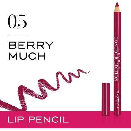 Bourjois Levres Contour Edition Lip Liner and Pencil 5 Berry Much Purples 1.14g - Maison des fragrances