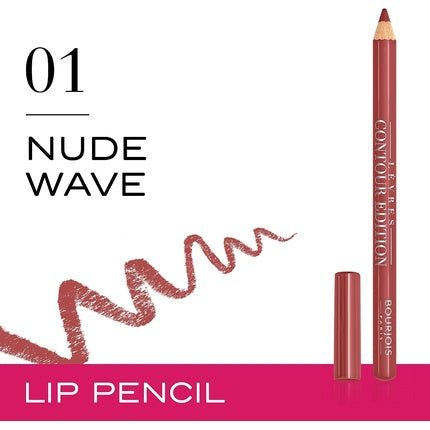 Bourjois Levres Contour Edition Lip Liner and Pencil Nude Wave 1.14g - Maison des fragrances