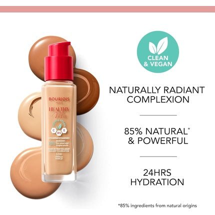Bourjois Paris Healthy Mix Clean & Vegan Radiant Foundation - Maison des fragrances