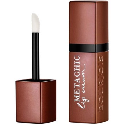Bourjois Paris Lip Cream Metallic Lipstick No.02 Nougat Sheen - Maison des fragrances