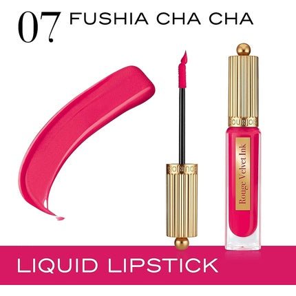 Bourjois Paris Rouge Velvet Ink 07 Fushia - Cha - Cha - Maison des fragrances