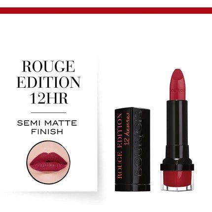 Bourjois Rouge Edition 12H Lipstick 45 Red - Outable - Maison des fragrances