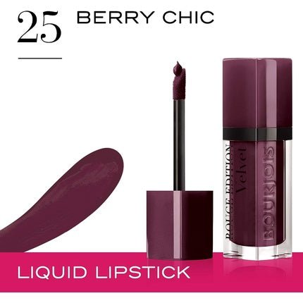 Bourjois Rouge Edition Velvet Lipstick 25 Berry Chic 7.7ml - Maison des fragrances