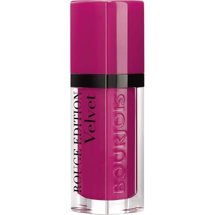 Bourjois Rouge Edition Velvet Liquid Lipstick 06 Pink Pong Purples 6.7ml - Maison des fragrances