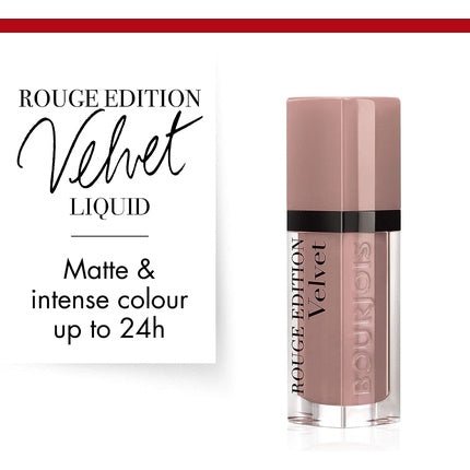 Bourjois Rouge Edition Velvet Liquid Lipstick 27 Cafe Ole! Nudes 6.7ml - Maison des fragrances