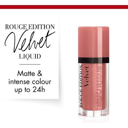 Bourjois Rouge Edition Velvet Matte Finish Lipstick 28 Chocopink - Maison des fragrances