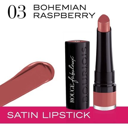 Bourjois Rouge Fabuleux Bullet Lipstick 003 Bohemian Raspberry 2.3g - Maison des fragrances