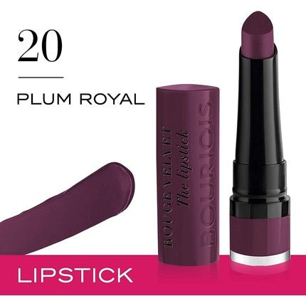 Bourjois Rouge Velvet Lipstick 20 Plum Royal - Maison des fragrances