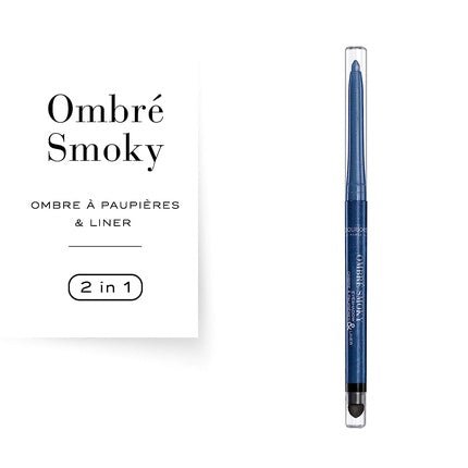 Bourjois Smoky Blue Eyeshadow and Eyeliner 4 Blue 28g - Maison des fragrances